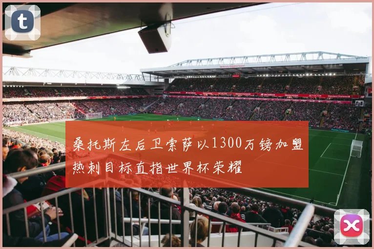 桑托斯左后卫索萨以1300万镑加盟热刺目标直指世界杯荣耀